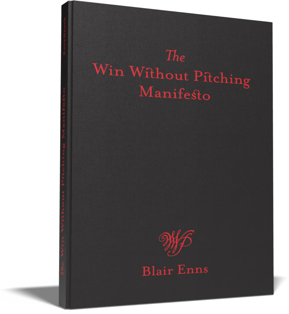 Win Without Pitching Manifesto Cover